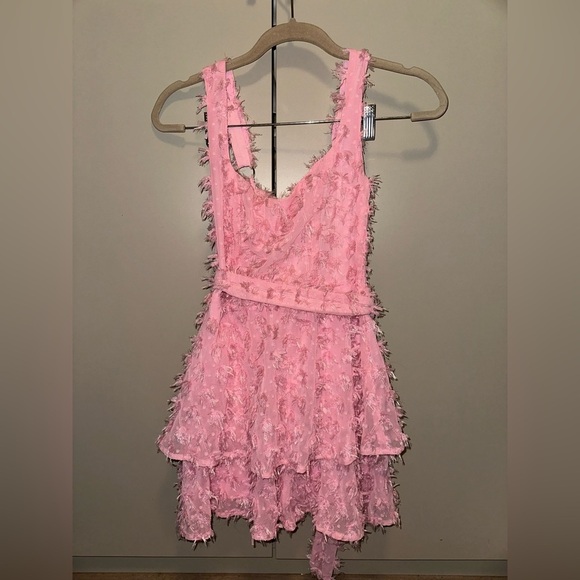 NWOT Show me your MUMU Meg Pink Mini Dress Size XS - Picture 7 of 9